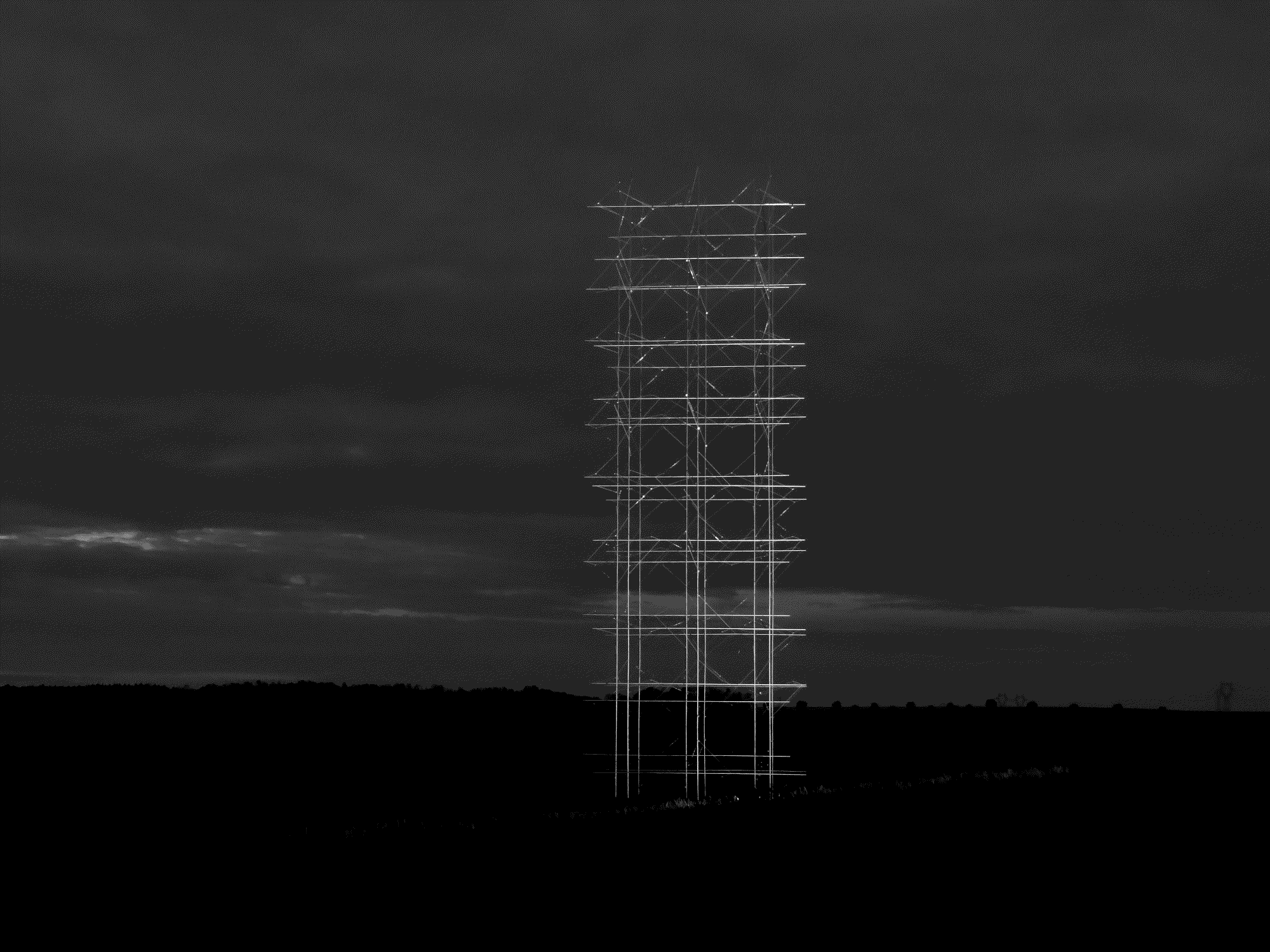 Ludovic_Regnault_Lattice Of Light_1, 2025, Aluminium & Stainless Steel